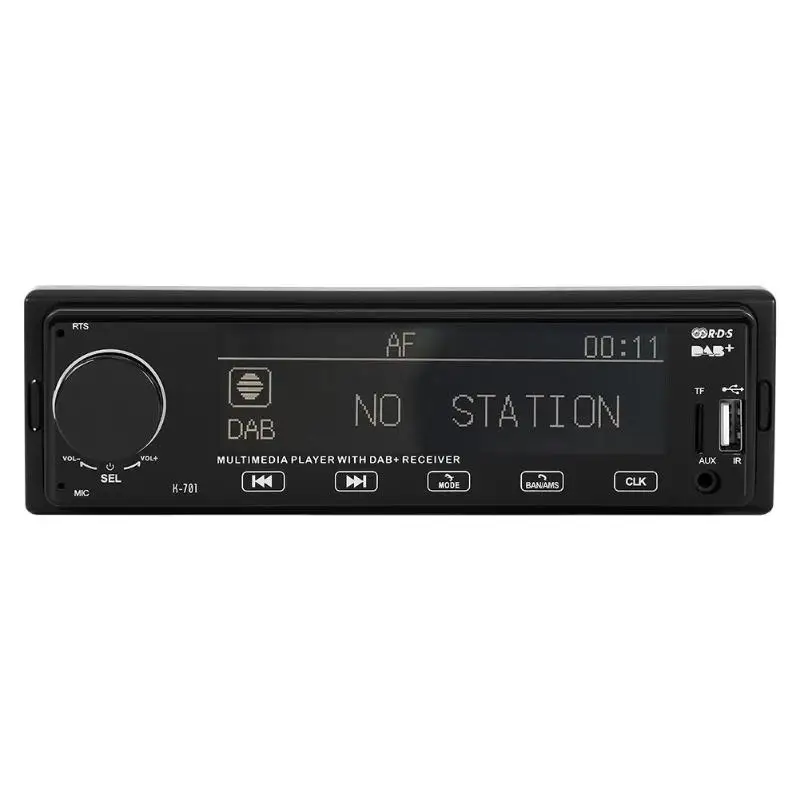 

SWM K701 DAB Car Stereo MP3 Player Bluetooth RDS AUX AM FM Radio Receiver RCA Audio Digital Audio Broadcasting In Dash Head Unit