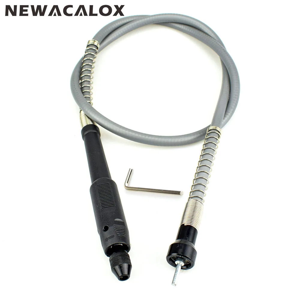 NEWACALOX 108cm*2cm Flexible Flex Shaft Dremel Rotary Tool Rotary