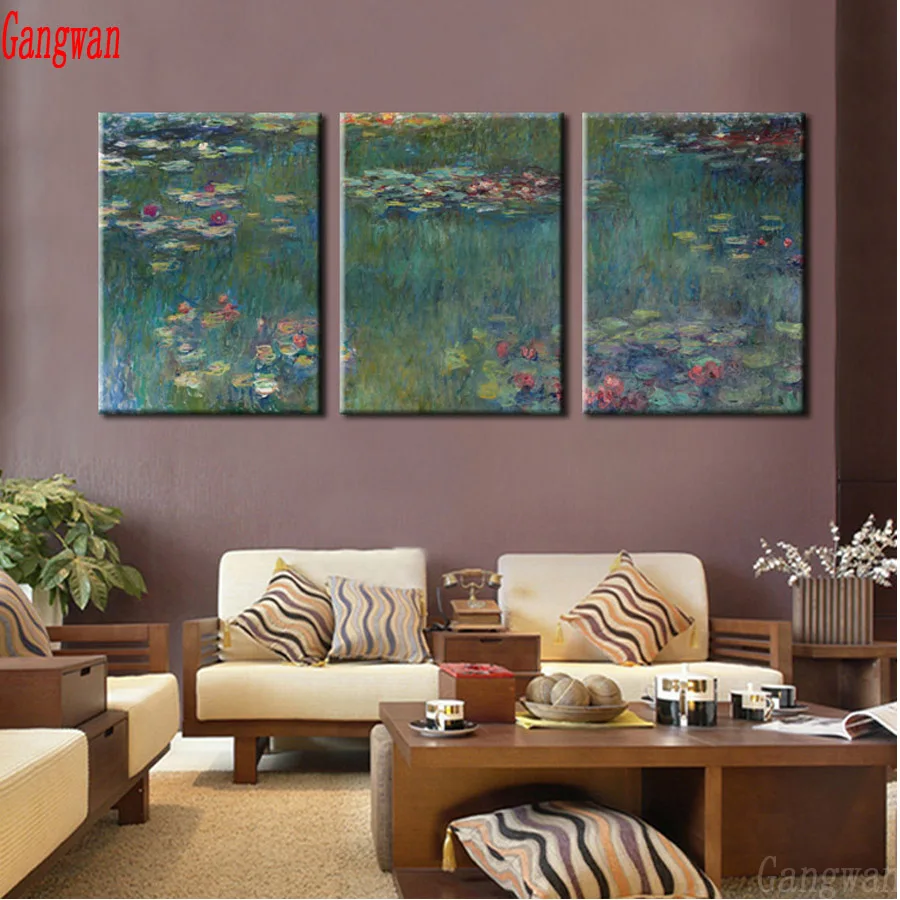 diamond embroideryWater lilies Claude Monetdiy diamond painting,picture of rhinestones,cross-stitch,kits,diamond mosaic 5d icon
