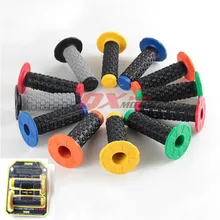 Цвета резиновые мотоцикл Ручка Бар Универсальный мотоцикл части руль скутера Мотокросс по бездорожью ручки мотоцикла