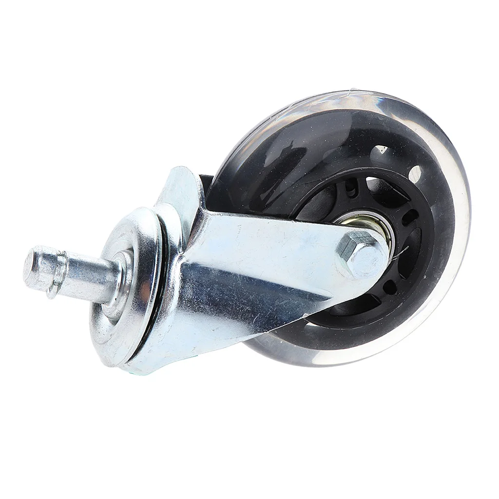 3'' Heavy Duty Replacement Ball Bearing Swivel Office Salon Chair Furniture Roller Skates Caster Wheels