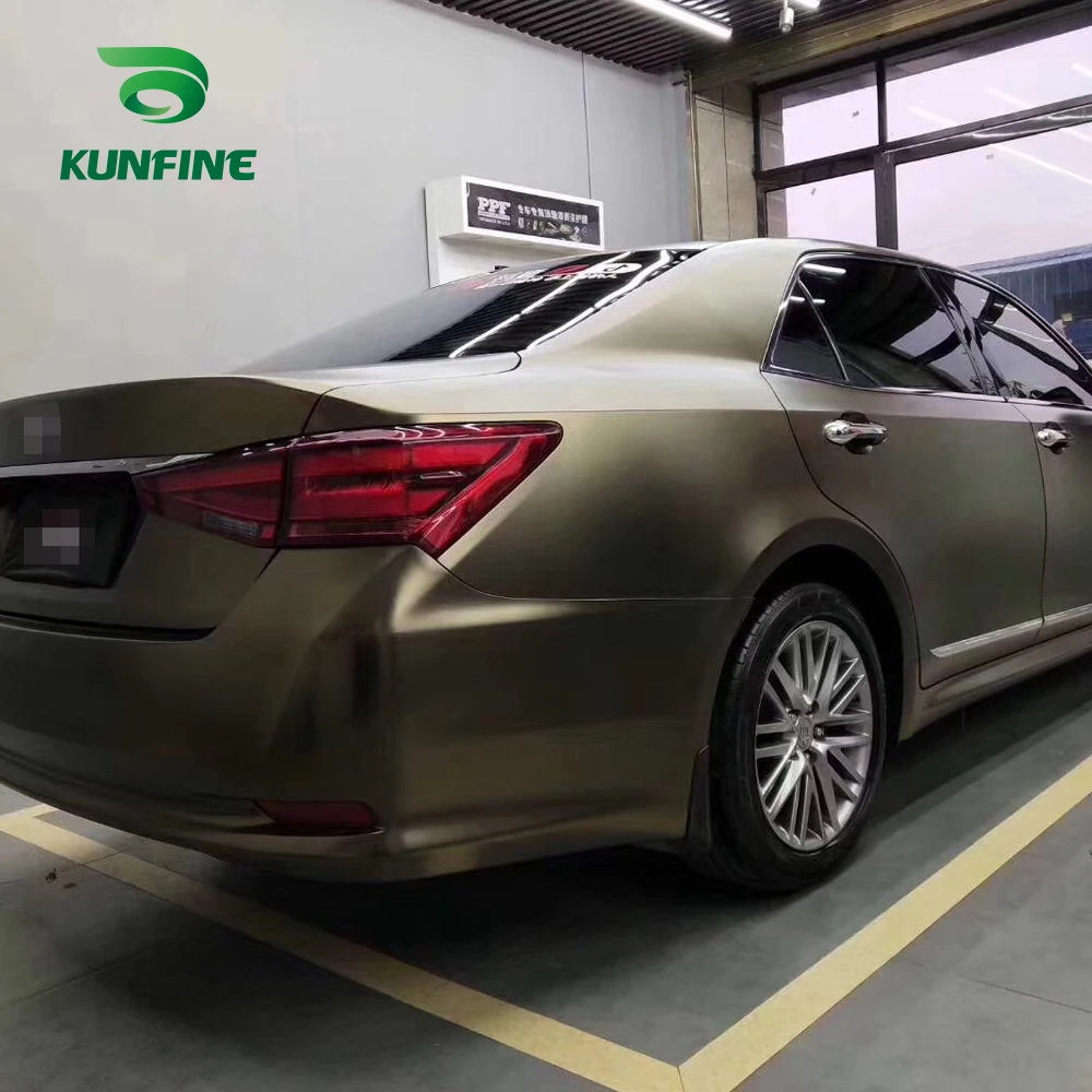 Car Vinyl film Body Sticker Car sticker Electro-optic Golden brown (2)