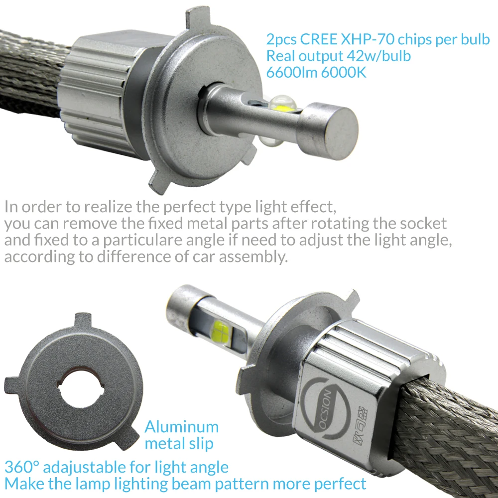 H4C6 h4 led cree chip,h4 led 6600lm,h4 led 13200lm,h4 led 6000k,h4 led carro 6600lm,h4 led carro 13200lm,h4 auto led,h4 auto led white,h4 auto 55w,h4 autuo 110w,h4 auto cree,h4 auto lamp,h4 auto car headlight,h4 auto