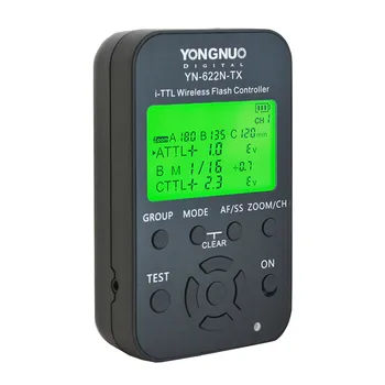 

High Performance Yongnuo YN-622N-TX LCD Wireless i-TTL Flash Controller Trigger for Nikon DSLR Camera