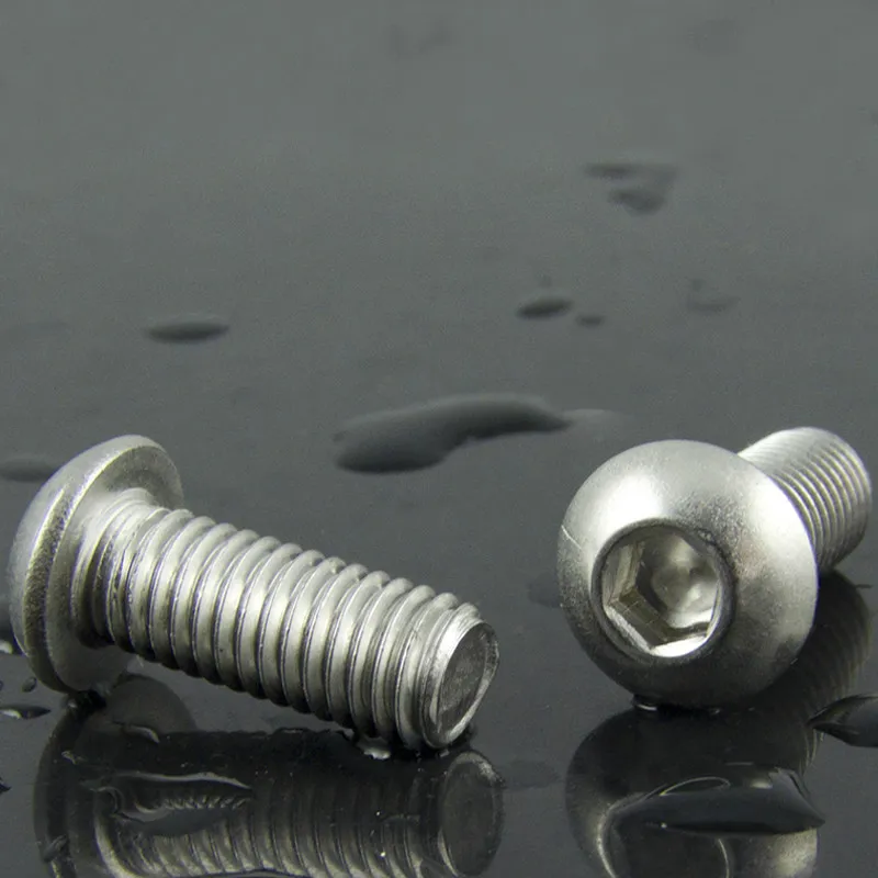 304 Stainless Steel Pan Head Hex Socket Bolts M3*30in Bolts from Home
