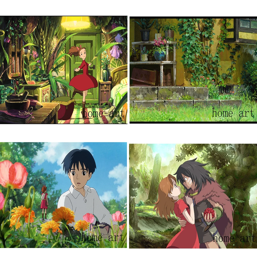 Постер The Secret World of Arrietty четкое изображение настенные наклейки украшение для дома