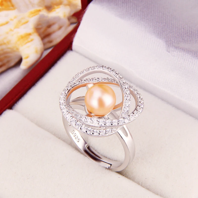 Серебряные кольца CLUCI 925 пробы женские обручальные ювелирные изделия кольцо с