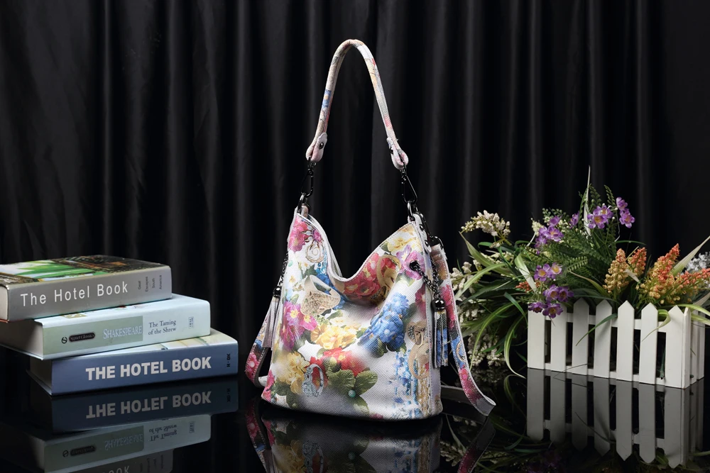 Arliwwi бренд высокого класса блестящие цветочные настоящие кожаные женские сумки мода Новая натуральная коровья кожа цветок дизайнерская сумка