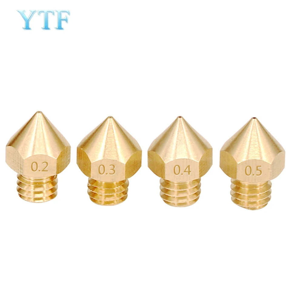 

5pcs Makerbot MK8 nozzle impressora 3D printer Extruder nozzle for Prusa i3 extruder 0.2/0.3/0.4/0.5/0.6mm