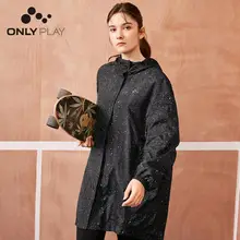 Только играть Для женщин летнее платье с принтом с капюшоном Длинные Спортивная куртка спортивный костюм женский | 118336589