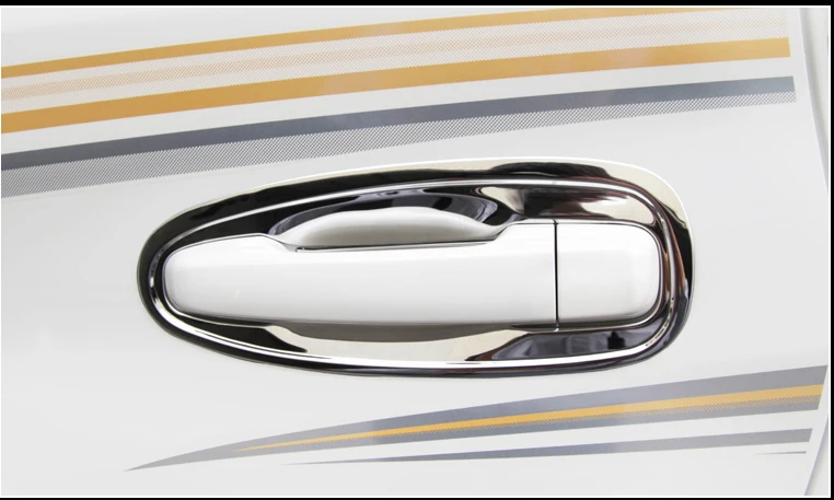 Luhuezu 3 цвета нержавеющая сталь дверные ручки чаши укладки Чехлы для мангала Toyota Land Cruiser Prado 150 LC 150 интимные аксессуары