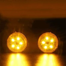 Беспроводное Новое поступление, 1 шт., 5 светодиодов, мигающая лампа, безопасная индикация, сигнальный светильник для предотвращения столкновений, парковочные лампы Предупреждение об открывании двери автомобиля