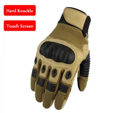 Miliatry милитари, камуфляжная перчатка укрепленные перчатки с твердыми костяшками, полный палец, сенсорный экран, открытый альпинизм, противоскользящие спортивные перчатки