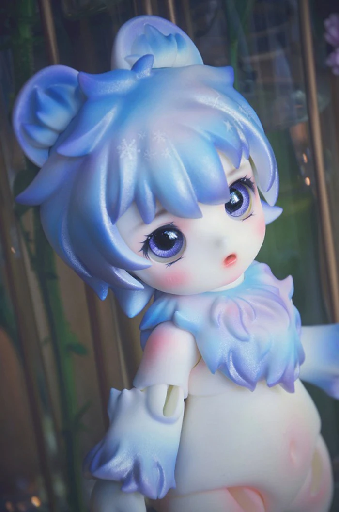 

1/8 new doll Crazy Bear animal model resin wig 18 cm height free shpping