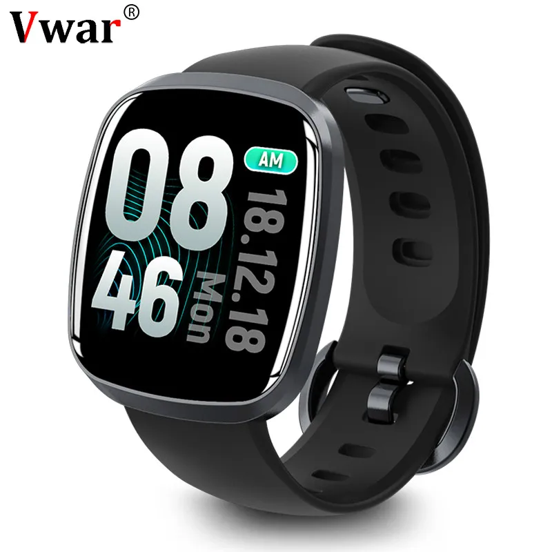 

Vwar GT103 Smart Watch Heart Rate Monitor Fitness Tracker Control Music Sport Watch Full screen touch Smartwatch for IOS xiaomi