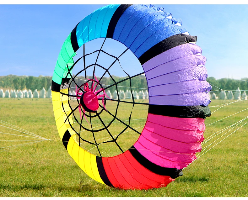 soft spider kite wholesalers flying toys large ripstop nylon single