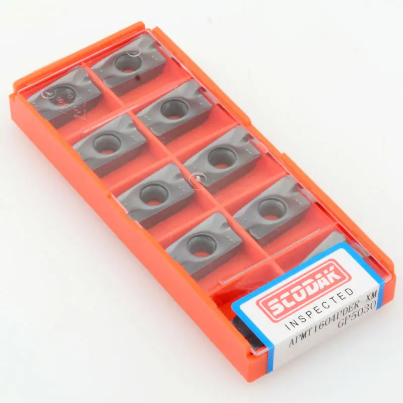 

APMT1604 PDER GP5030 carbide milling inserts for indexable end milling cutter CNC machine