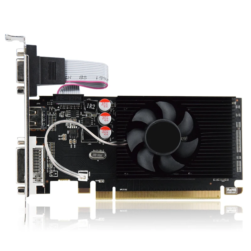  New Graphics card  R5 230 2G D3 independent game video card VGA+HDMI+DVI free shipping 