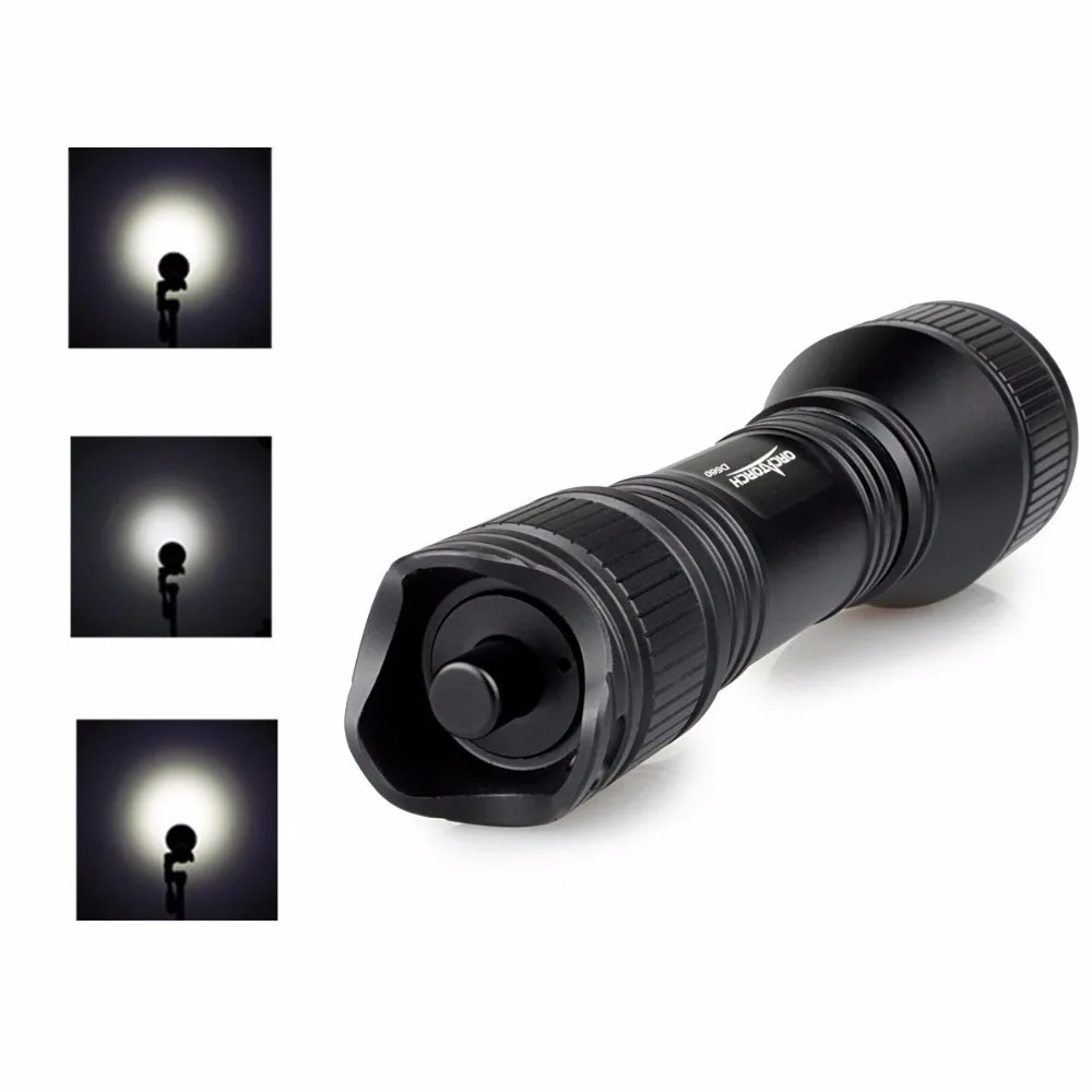 Фонарик для подводного плавания ORCA светодиодный XM L2(U4)|underwater torch light|torch lightdiving