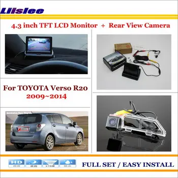 

Liislee For Toyota Verso R20 2009~2014 / Car Reverse Backup Rear Camera + 4.3" TFT LCD Monitor = 2 in 1 Rearview Parking System