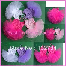 Детское гимнастическое балетное трико без рукавов с юбкой-пачкой для девочек детская одежда для танцев карнавальный костюм сказочной принцессы балерины