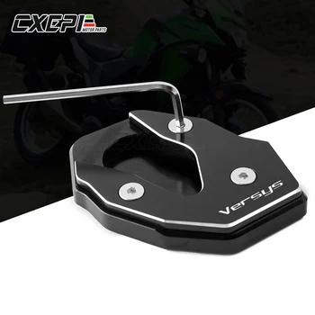 

For KAWASAKI VERSYS1000 KLE1000 VERSYS X300 X250 Motorcycle CNC Aluminum Side Stand Enlarger Plate Kickstand Enlarge Extension