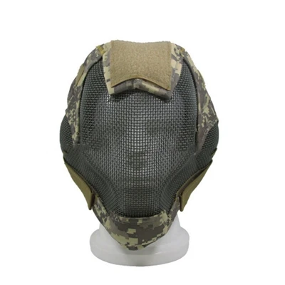 Прочный цельный защитный шлем из металлической стальной сетки, Военная Тактическая Маска, Боевая маска для страйкбола, пейнтбола, военных игр, спорта на открытом воздухе - Цвет: 5