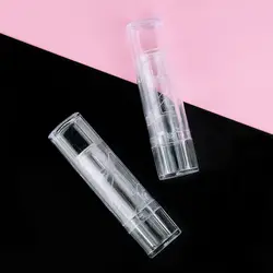 Корейский квадратный пустой пластик прозрачная туба для губной помады макияж губы Plumper косметические контейнеры 20 шт./лот