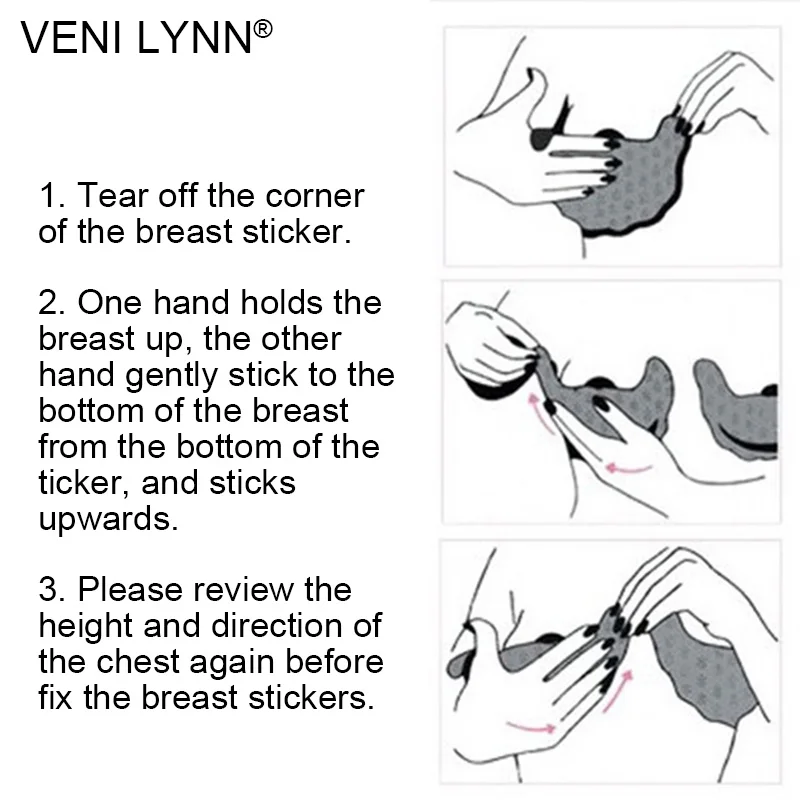 VENI LYNN Женская мода Сексуальная голая грудь подъемная лента клейкая пуш-ап наклейки на соски крышка для сосков