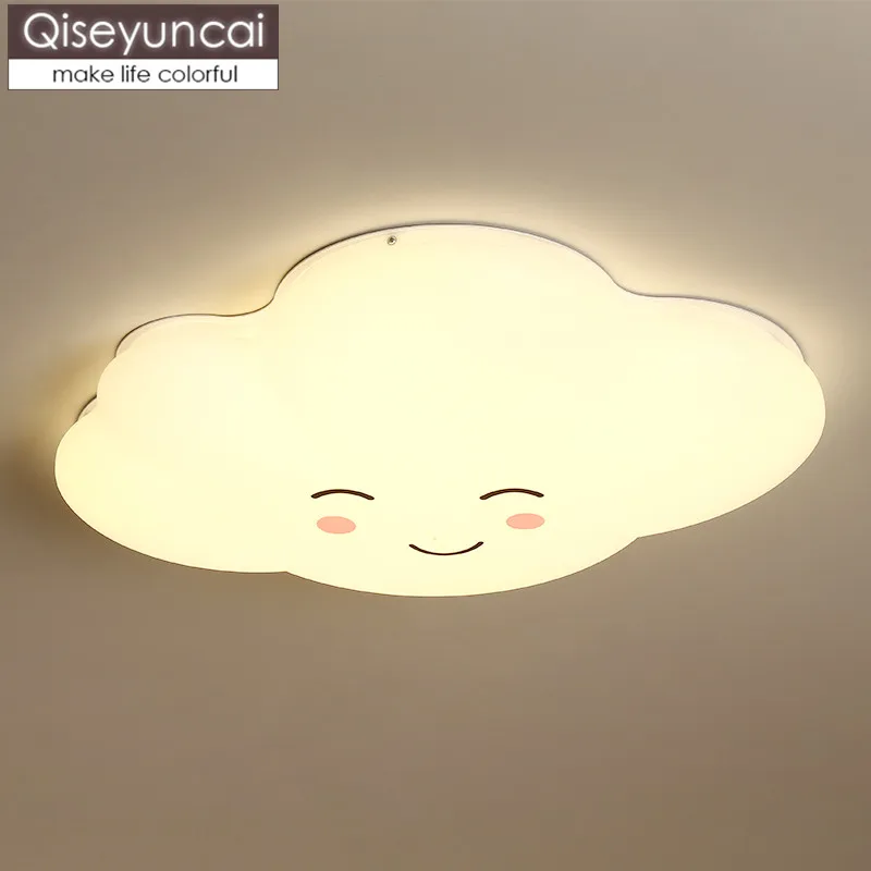 

Скандинавский современный потолочный светильник Qiseyuncai для детской комнаты, креативный милый светильник для спальни принцессы, простое освещение, бесплатная доставка
