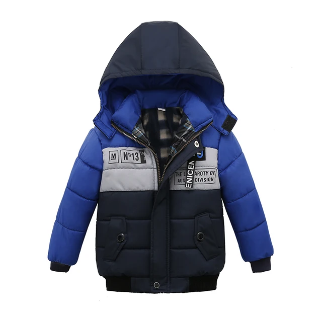 2018 Winter Children Coats Boys Jacket Hooded Kids Outerwear Clothing Baby Boy Coat Children Jackets For age 2-3-4 years