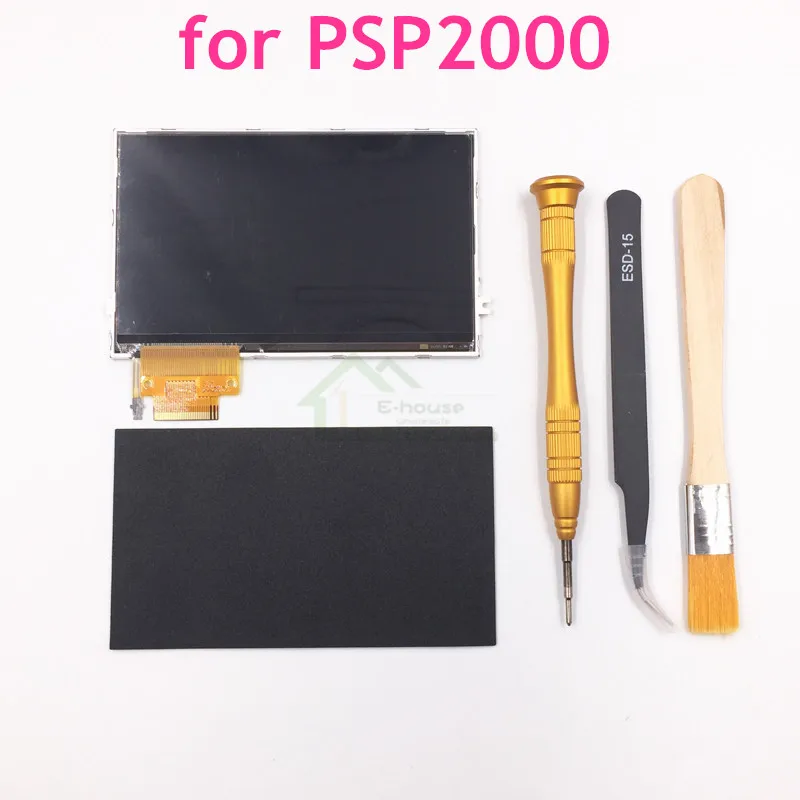 

LCD Display Screen replacement for Sony PSP 2000 Console for PSP2000 lcd screen Len with Screwdriver Repair Tools