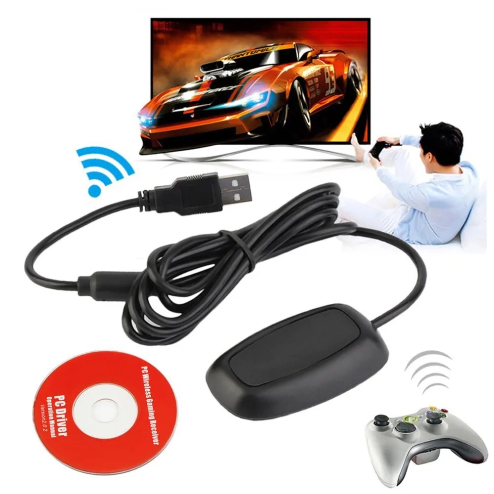 

USB 2.0 PC Wireless Receiver Adapter for XBOX 360 PC Wireless Controller Gaming USB Receiver For Microsoft Drop Shipping