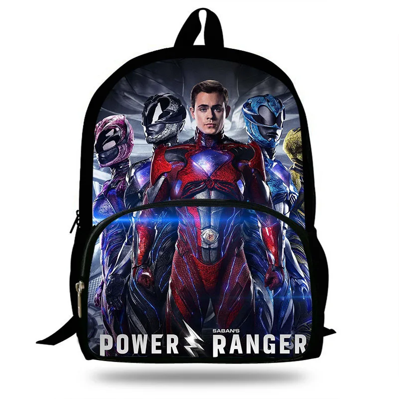 

Funny Children School Bags Power Ranger Print Backpack For School Boys Girls Laptop Cartoon Pattern Backpacks For Kids Students
