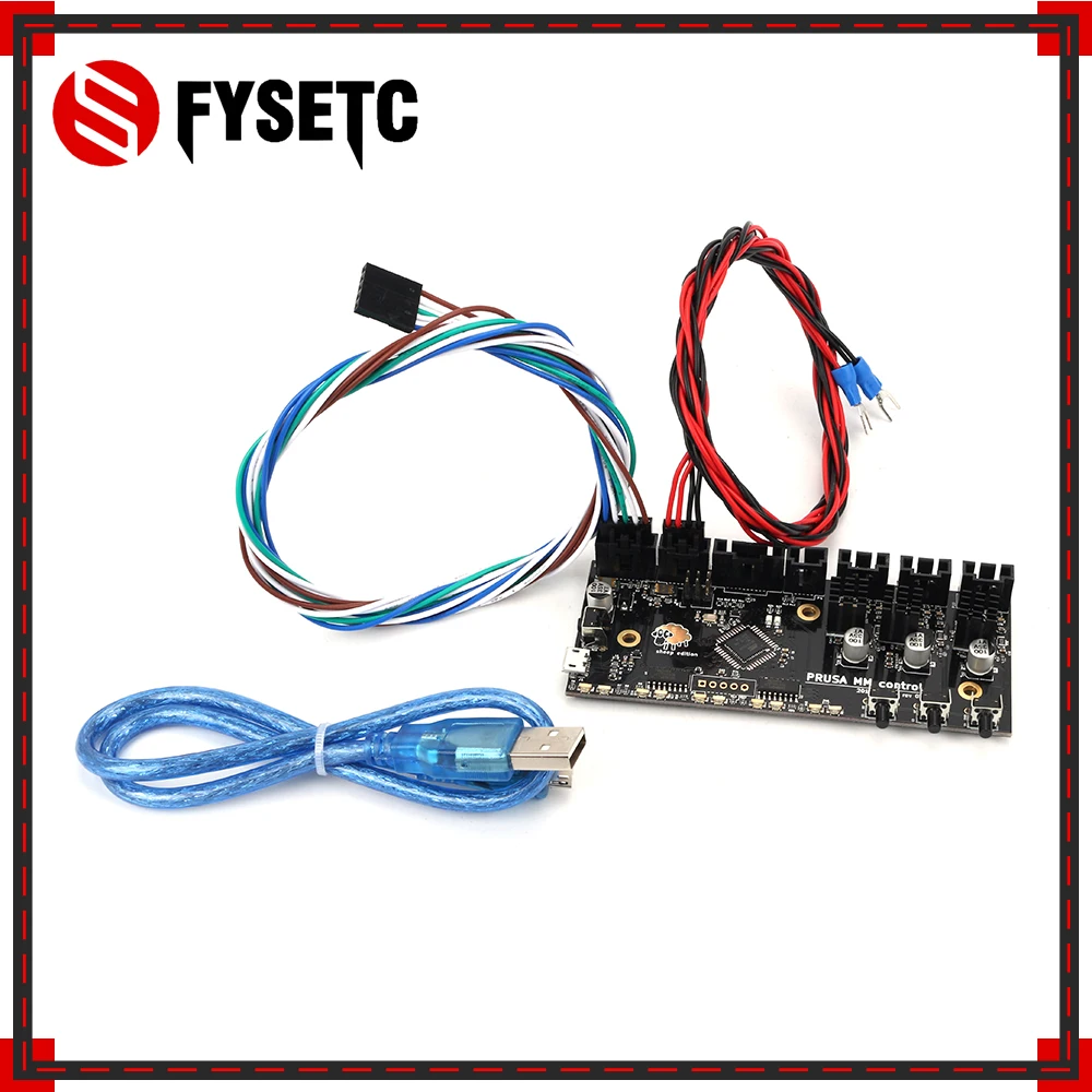 Chip de Placa de Controle de Atualização Board com Cabo de Alimentação e de Sinal Prusa Material Multi 2.0 Milímetros Tmc2130 Mmu2 Cabo i3 Mk3