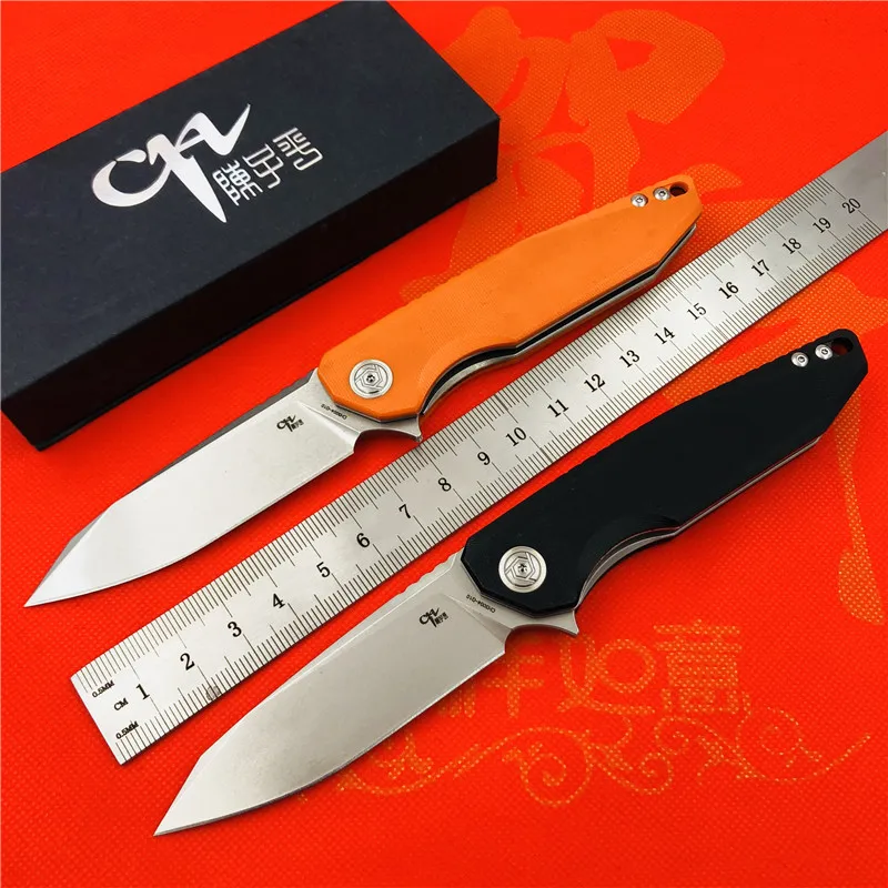 

NEW CH3004 folding knife D2 bearing blade G10 handle outdoor camping Hunting knife Survival Tactical pocket knives EDC hand tool