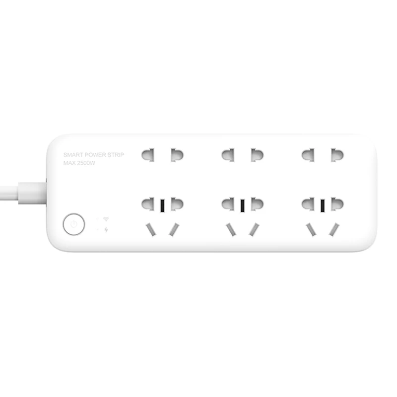Оригинальный Xiaomi Mijia Smart power Strip Intelligent 6 портов WiFi беспроводной пульт