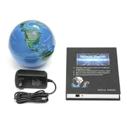 Инновационный 3-дюймовый книжный Магнитный левитационный плавающий антигравитационный глобус Карта мира Магнитный вращающийся глобус