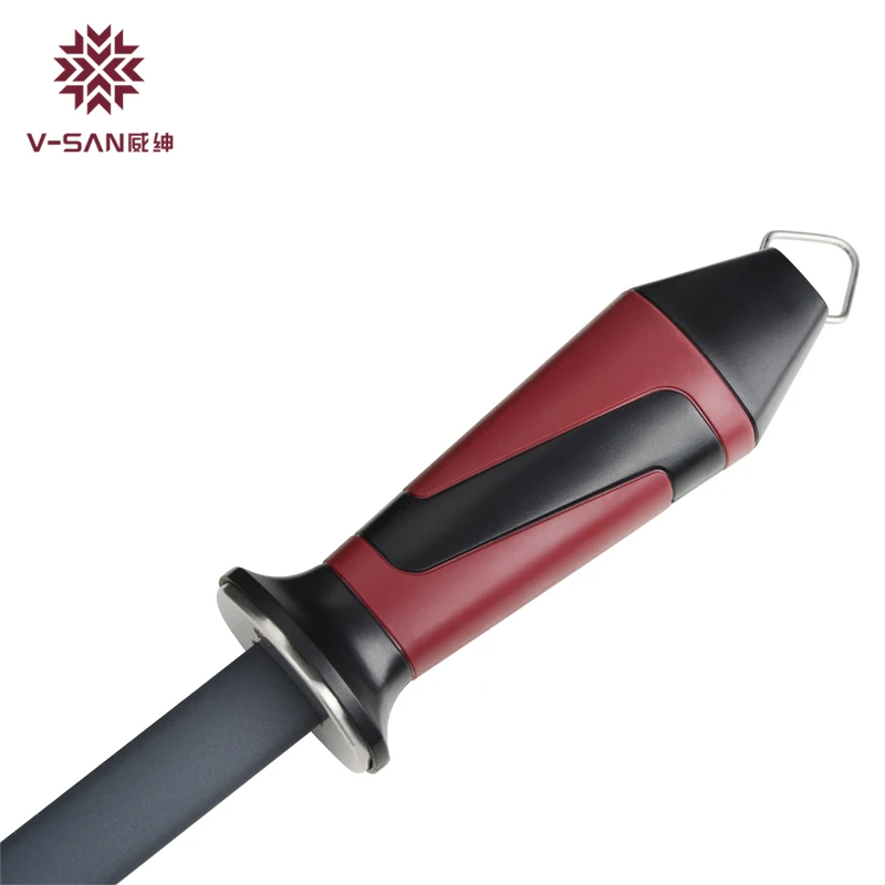  V-SAN Professional Kitchen Knife Sharpener Rod With Comfortable Handle Ceramic high-performance sha - 32803973108