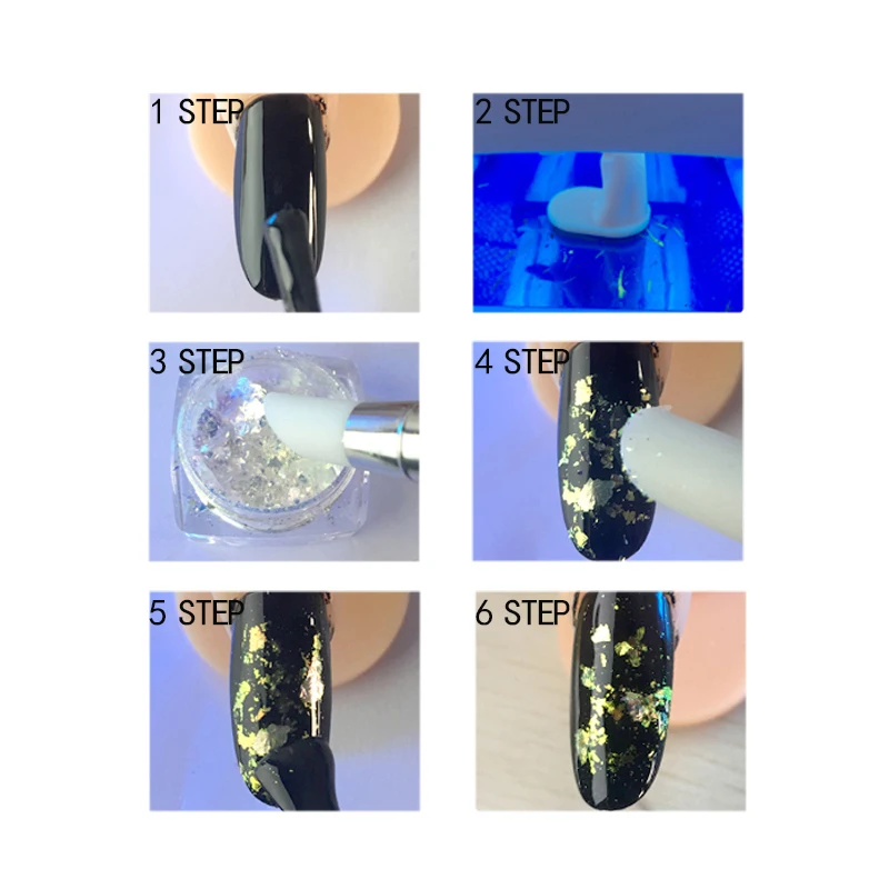 1-Box-Transparent-Gro-en-Flocken-Chameleon-Nail-art-Glitter-Pulver-Pailletten-Magie-Unregelm-ige-Fein (3)