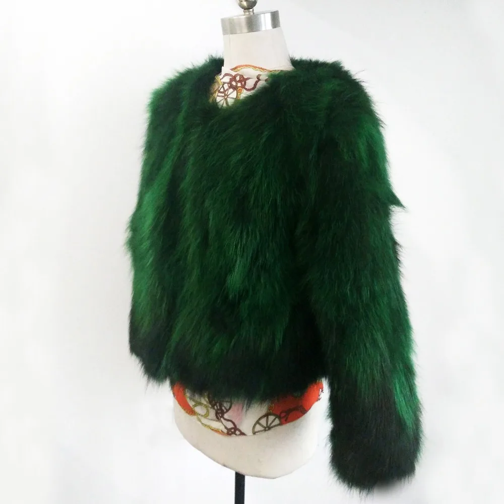 

2019 New Fashion Real Raccoon Fur Jacket Women Natural True Fur Coat Factory Outlet Wholesale Fur Waistcoat KSR18