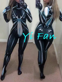 

3D Printed New Arachne Deathweb Spider-Man Costume Zentai Cosplay Bodysuit Spiderman Superhero Catsuits Free Shipping