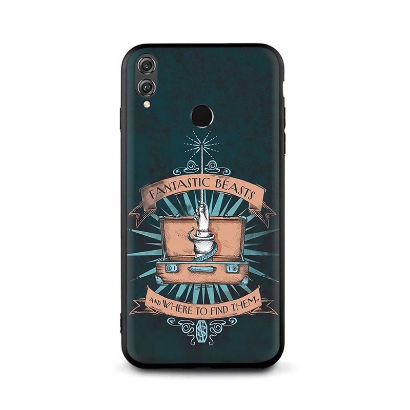Фантастических зверей, мягкий силиконовый чехол для телефона для huawei Honor 6A 7A Pro 7C 7X 8C 8X8 9 10 Lite - Цвет: B1