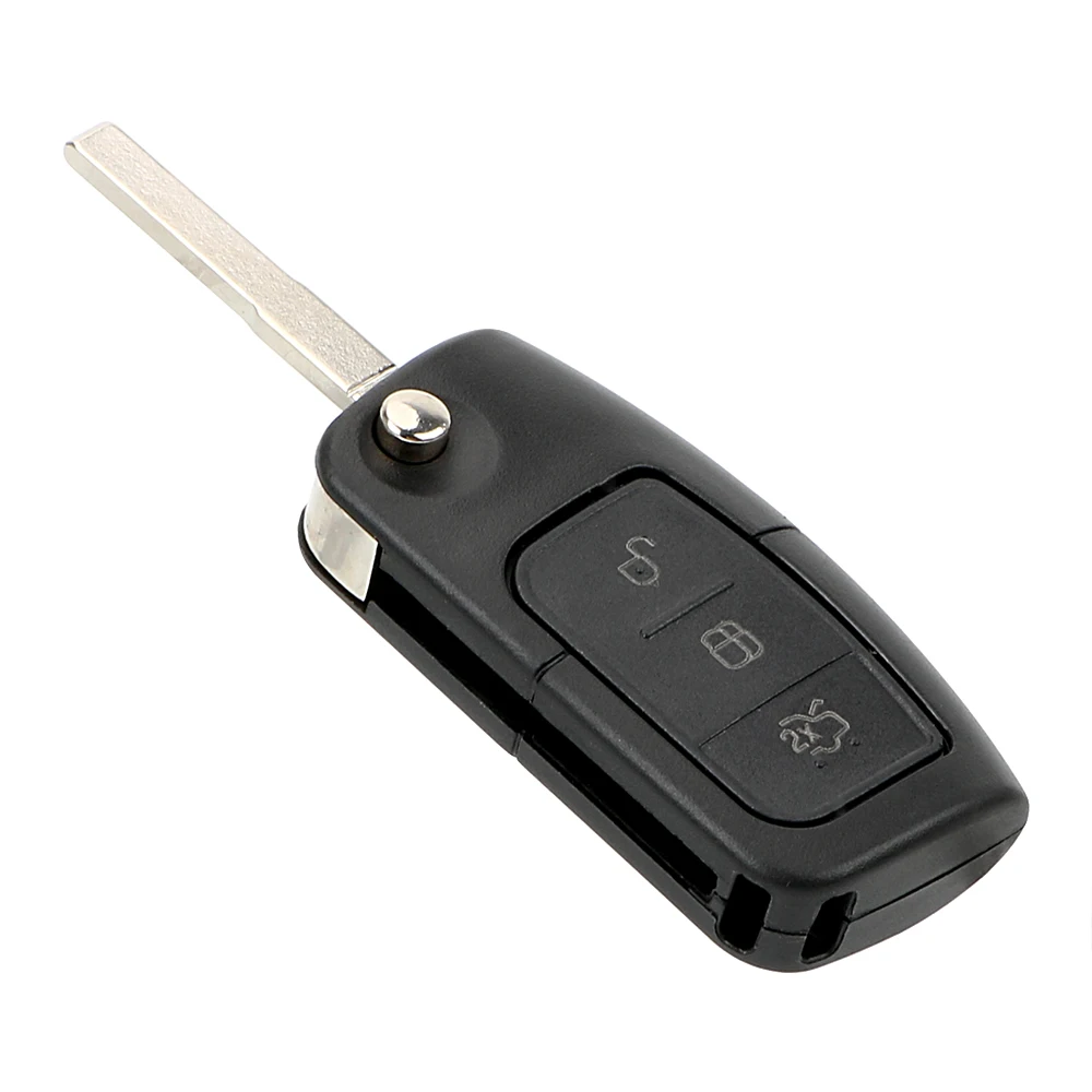

LEEPEE Replacement Remote 3 Buttons Key Case Fob Folding Car Accessories Car Key Shell For FORD Focus Mondeo Flip