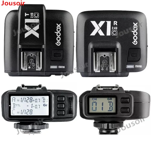 Беспроводной триггер вспышки Godox X1C X1T-C HSS 2 4G с 3 шт. ресиверов для C + подарок CD50 |
