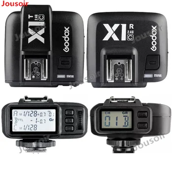 

Godox X1C X1T-C HSS 2.4G Wireless Speedlite Flash Transmitter Trigger with 3pcs X1R-C Receiver for C + Gift CD50
