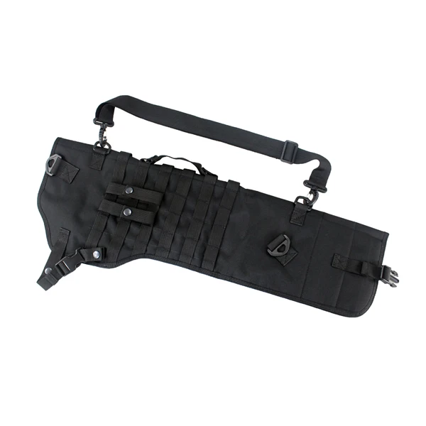 Горячая тактическая винтовка для охоты ножны рюкзак открытый охотничий рюкзак-Кобура штурмовой страйкбол сумка длинноствольное оружие защитный чехол - Цвет: black