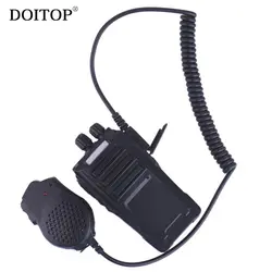 DOITOP ручной микрофон Динамик микрофон для BAOFENG K-SM07 Walkie Talkie яка mikrofonu ручной микрофон двусторонней радиосвязи бесплатная доставка