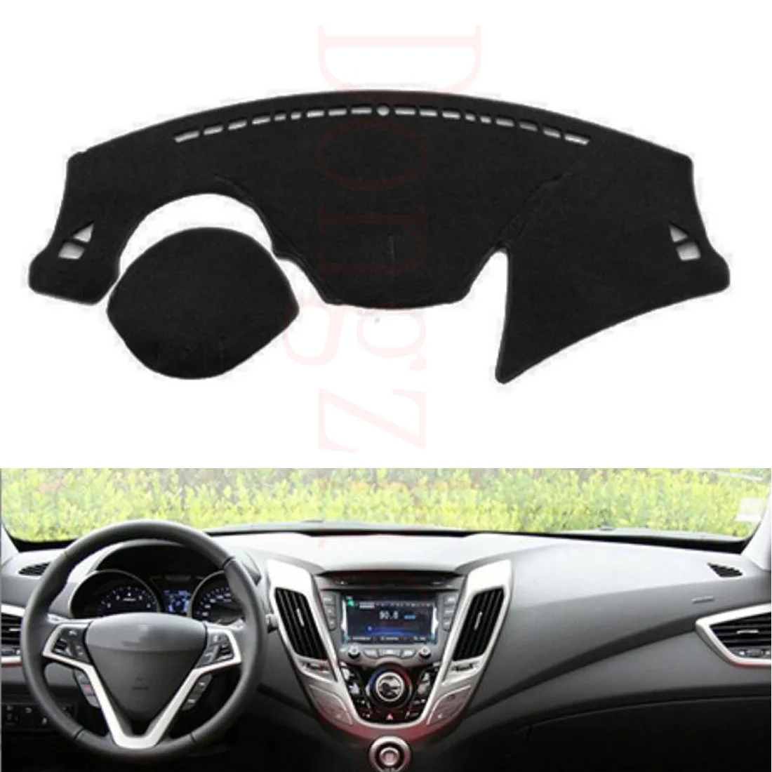 

Dongzhen Fit For Hyundai Veloster 2011-2015 Car Dashboard Cover Avoid Light Pad Instrument Platform Dash Board Cover Car Styling