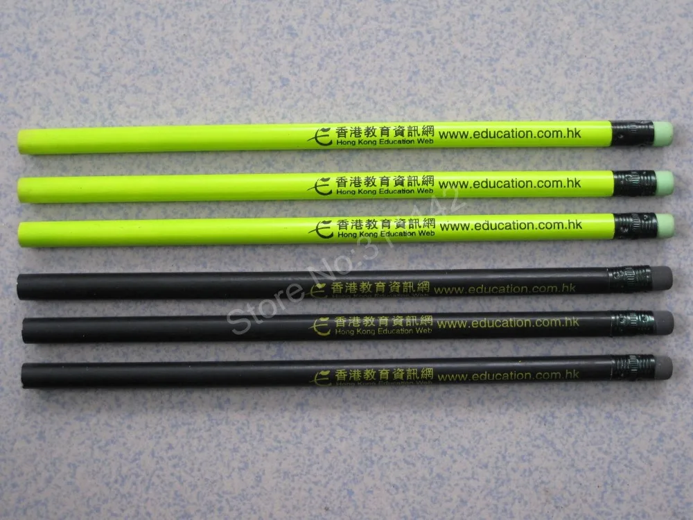 Quente por Atacado Preço Chinês Venda Personalizado Lápis hb Apontadores Azul Logotipo 9 Lápis padrão
